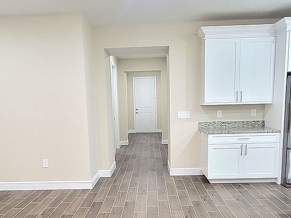 coffee nook and front hallway