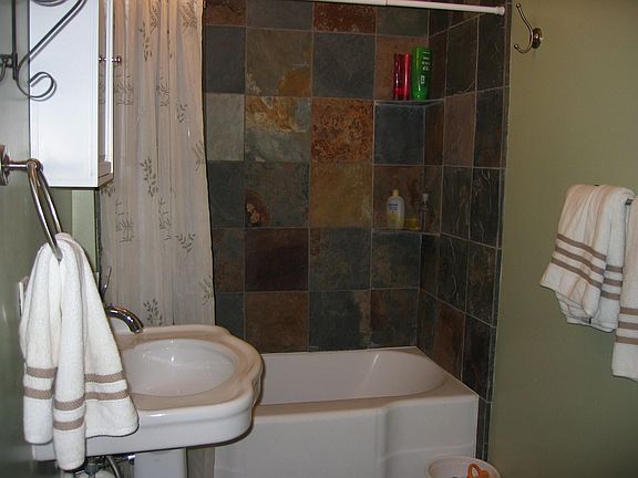 remodeled upstairs bath