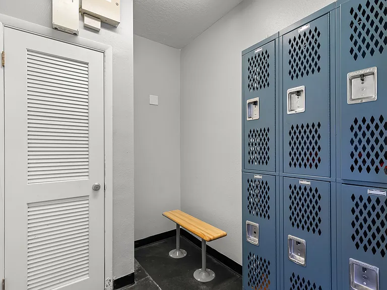 Locker Room in Fitness Center