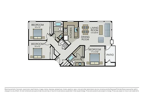 Floor plan The Saratoga