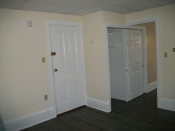 Entry door to apartment in the living room.