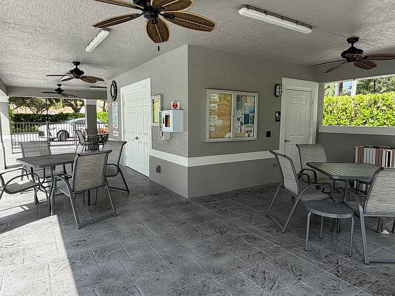 Neighborhood pool Cabana included. Seek shade, meet friends, play cards, mahjongg, canasta, etc!