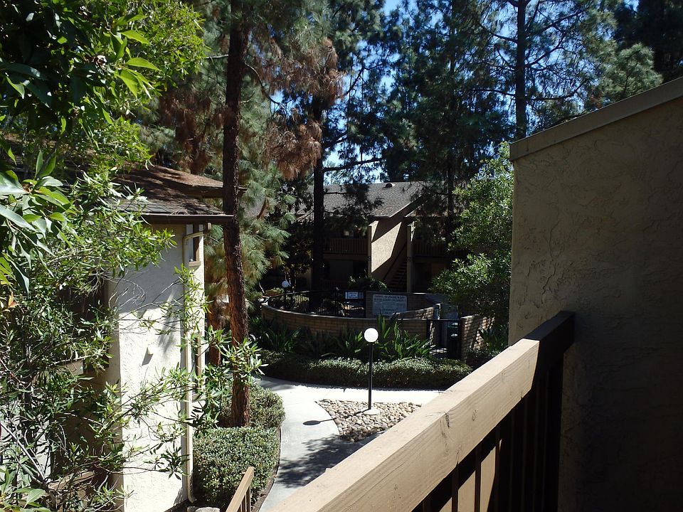 View from balcony toward spa