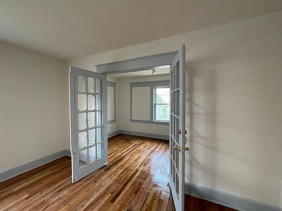 Front room, freshly painted and freshened floors