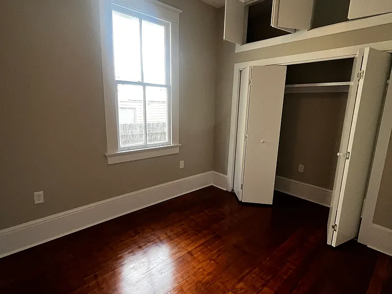 Front bedroom with plenty of storage