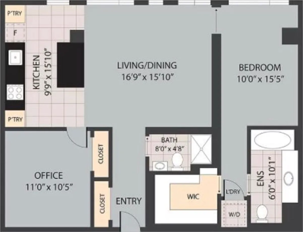937 Condos - South Facing 2 Bed/2 Bath W/Parking/Storage/Concierge/All Utilities Except Electrici... — Photo 2
