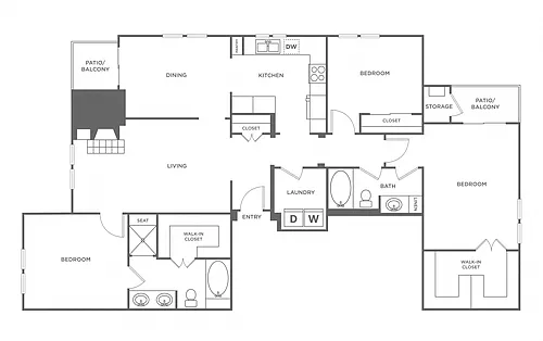Floor plan Telluride - Platinum Renovation