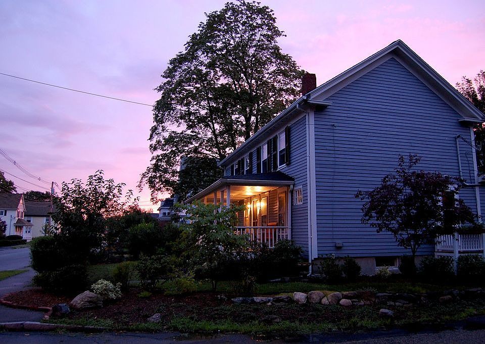 Exterior at sunset