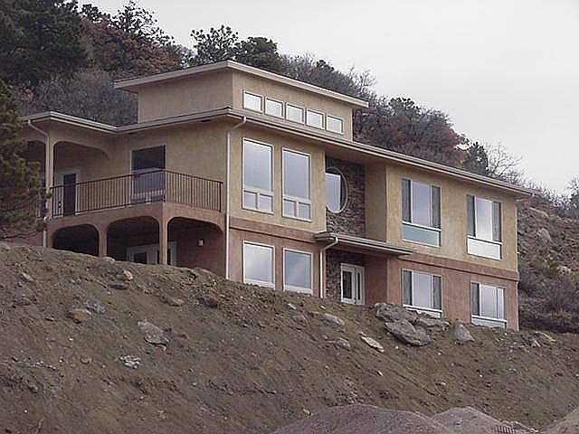 Front of house when new