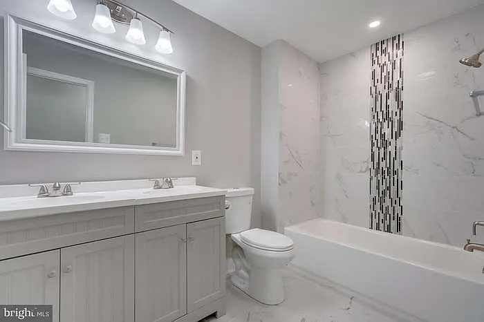 Shared bathroom on second floor