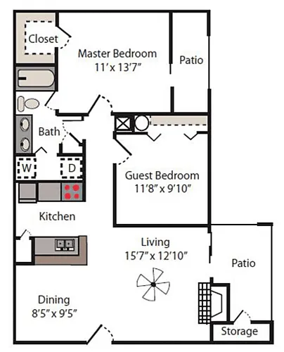 Floor plan The 889