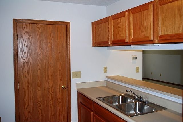 Kitchen With Door to Laundry Room
