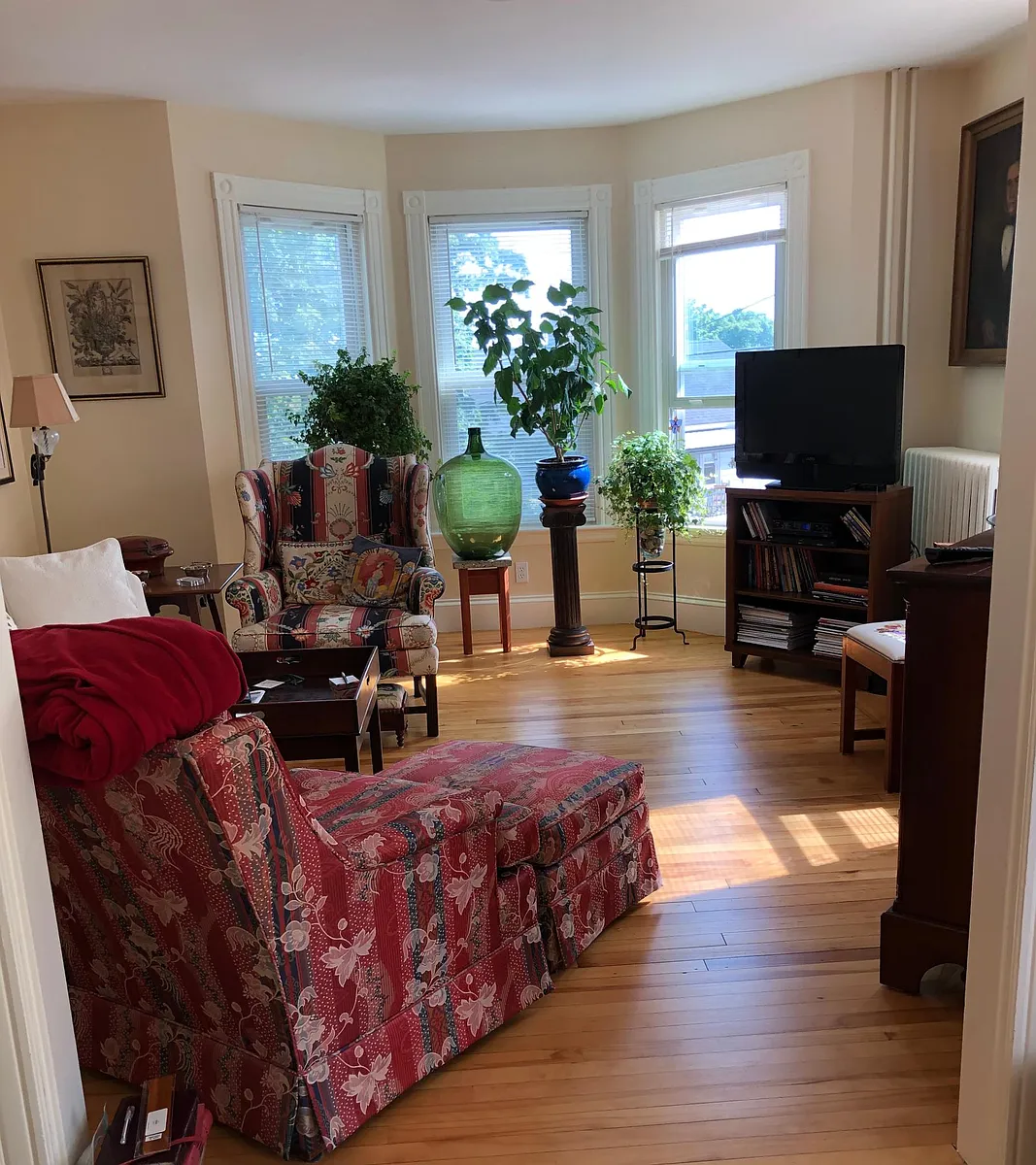 Front Room furnished as Living Room - 40 Emerson St #1