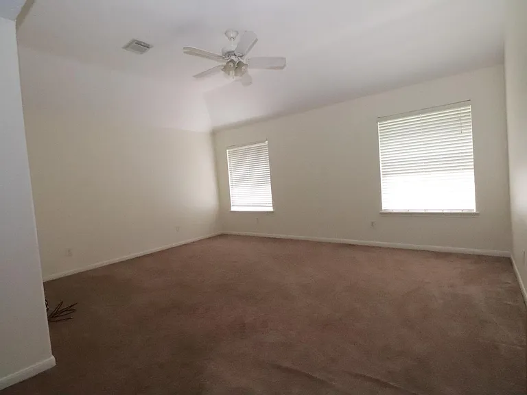 Game room at the top of the stairs