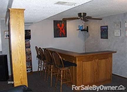 Bar in the downstairs living room