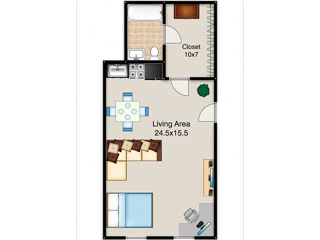 Floor plan The Bungalow