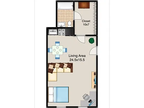 Floor plan The Bungalow