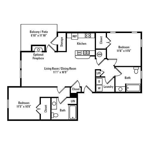Floor plan Barlow