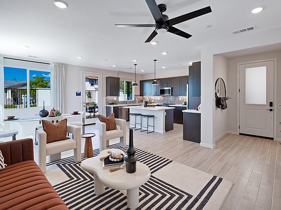 Saguaro Plan 1 - Family Room and Dining