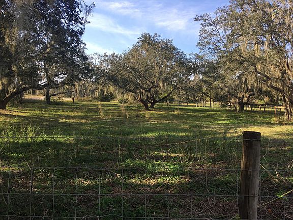 Fenced area for raising farm animals...goats, sheep, free range chickens...