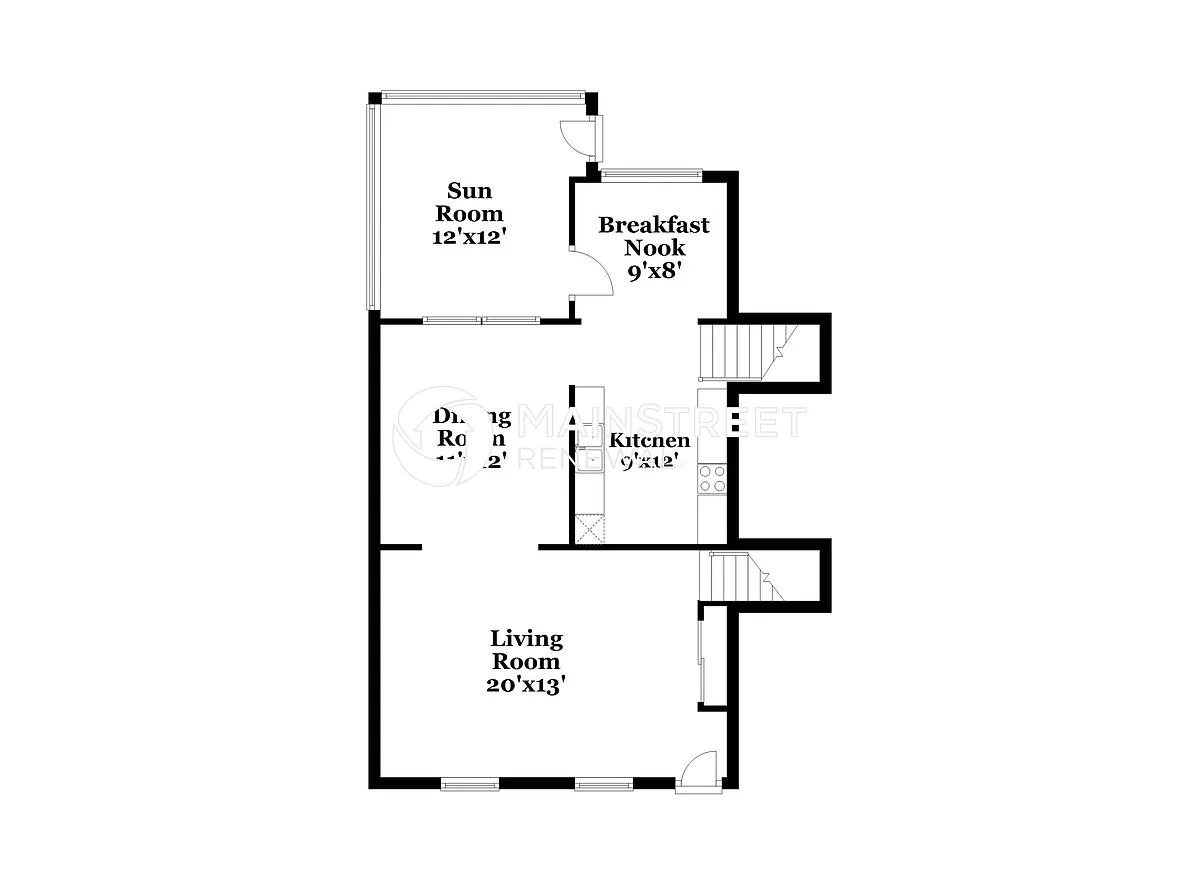 Floor Plan - 5412 Aqua St