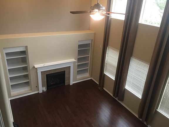 High ceiling living room