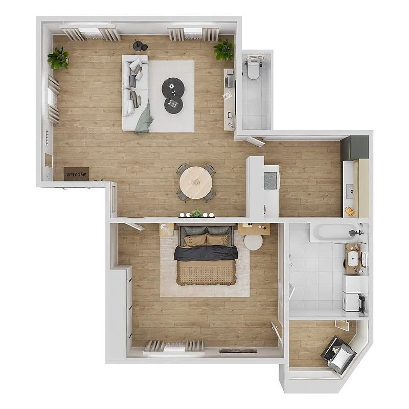 Floor plan A1