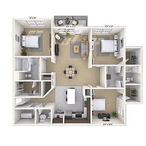 Floor plan Godard