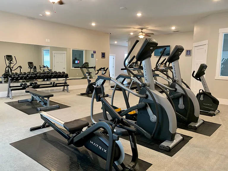 Fully Equipped Fitness Room