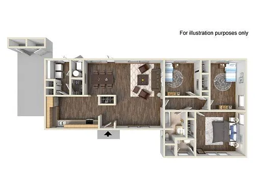 Floor plan Montague
