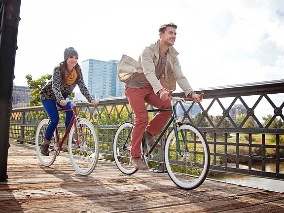 Fall in love with the outdoors while enjoying plentiful hiking and biking trails.