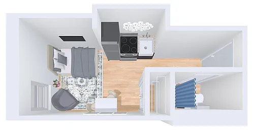 Floor plan studio 18