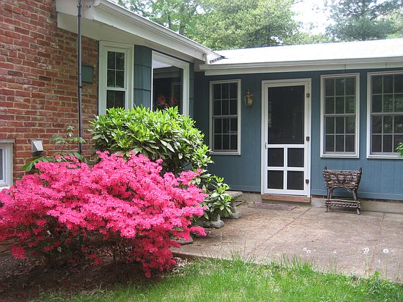 House-rear. Azaleas.