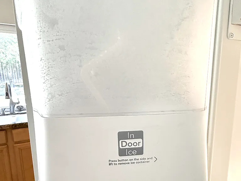 The ice maker works great! Landlord provides filters for frig and ice maker.