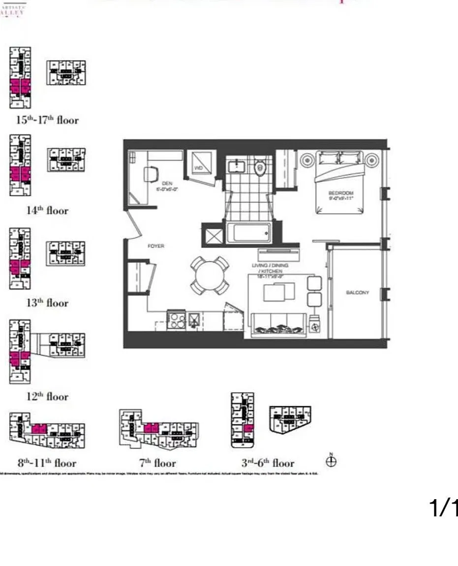 1 bed, $2,300 — Photo 1