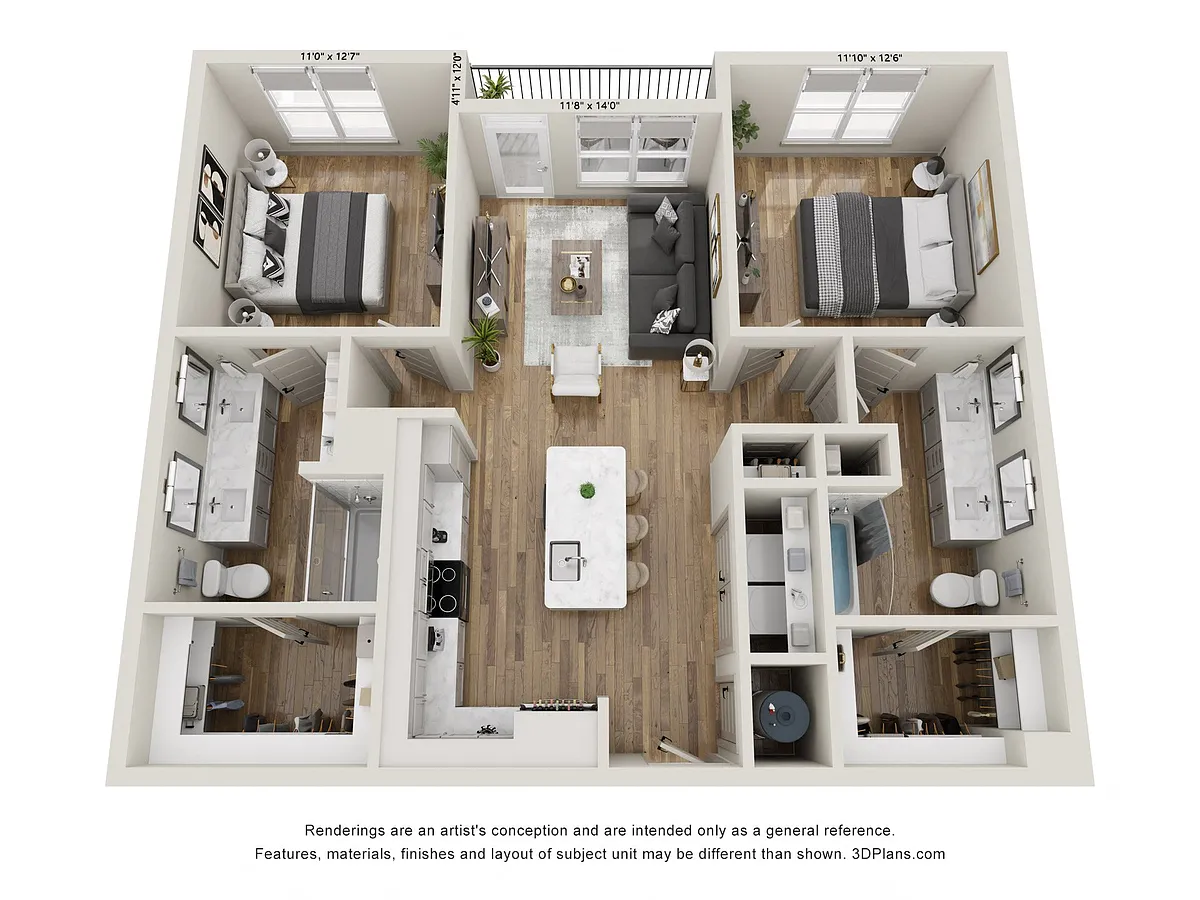 Floor plan B1