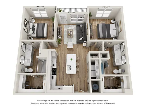 Floor plan B1
