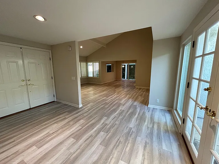 Front door facing atrium