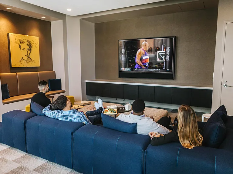 15th Floor Game and TV room