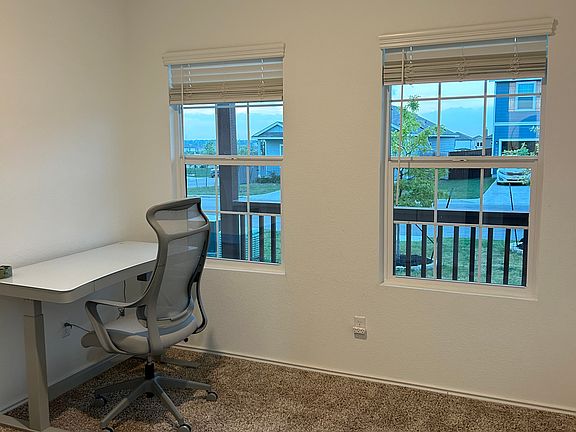Office space, stand up desk.