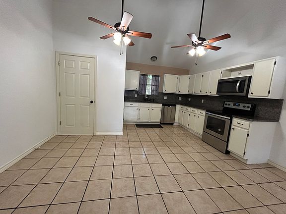 Kitchen and dining room.