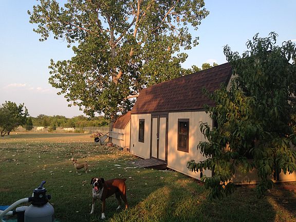 Two storage sheds