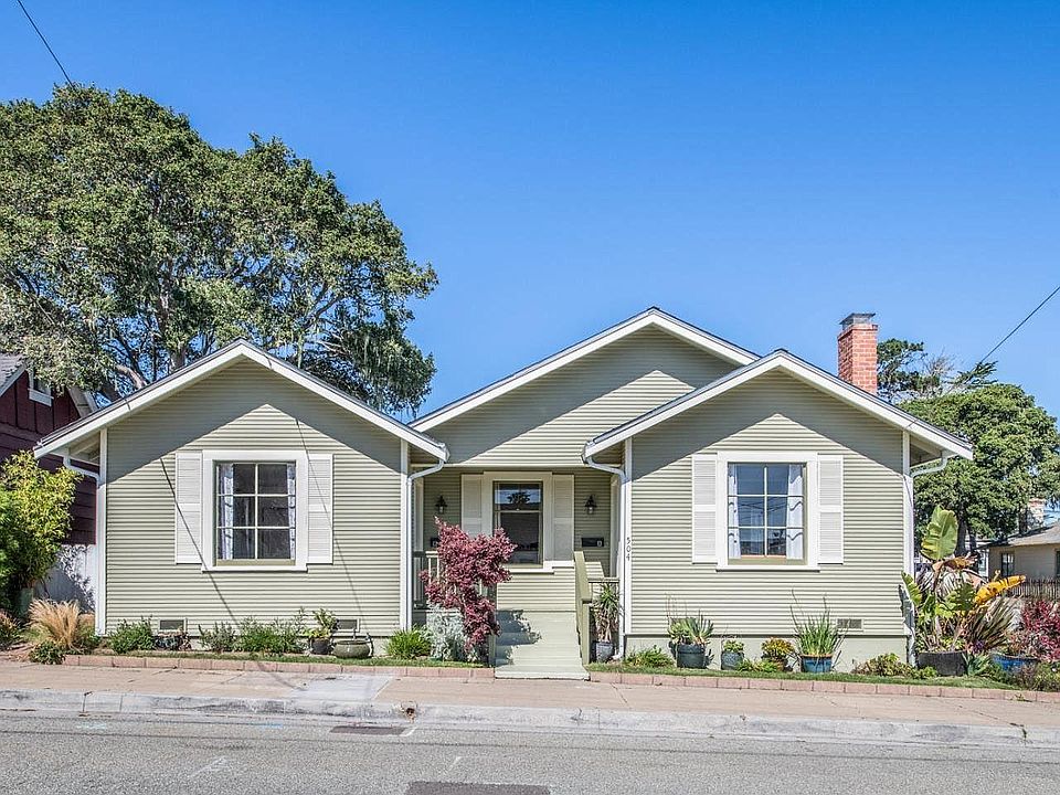 Front of house, Unit A is on the right.