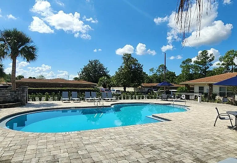 Sparkling Pool and Sundeck