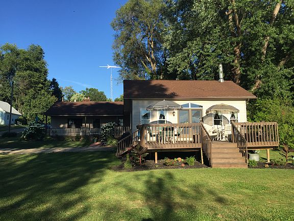 House view from lake side