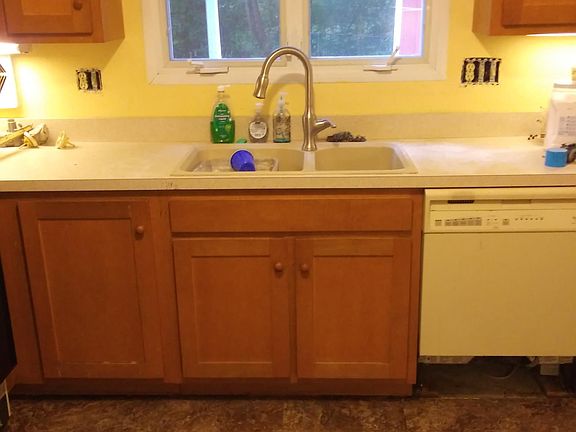 New floor in kitchen