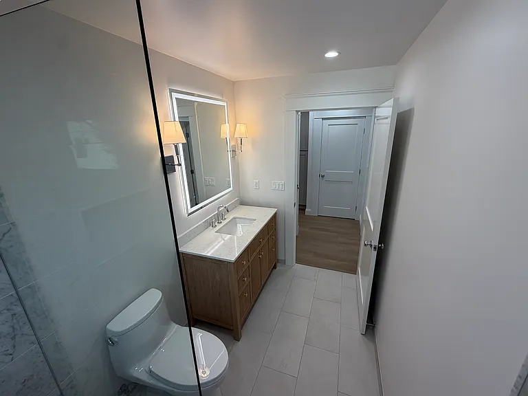 No fog lighted mirror