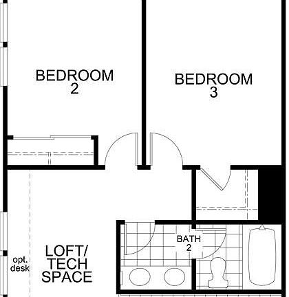 2nd floor layout w loft