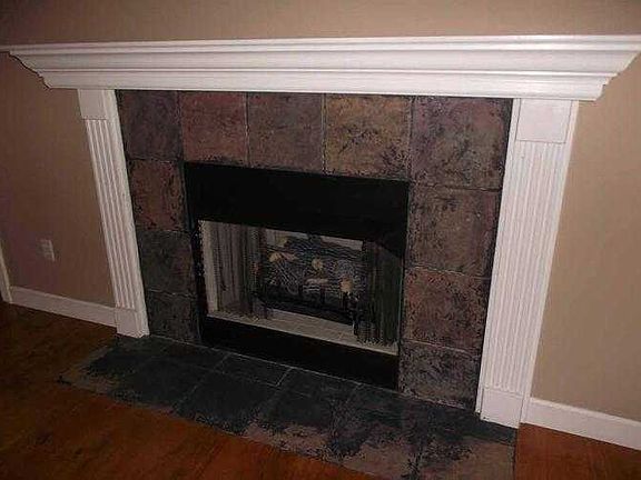 fireplace in family room