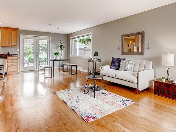 Alternate view of living room.  Big enough to hold you biggest sofa or sectional.